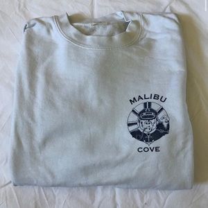 Cropped crew neck